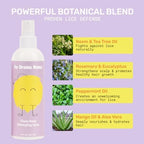 Lice Mamas conditioning treatment bottle back view