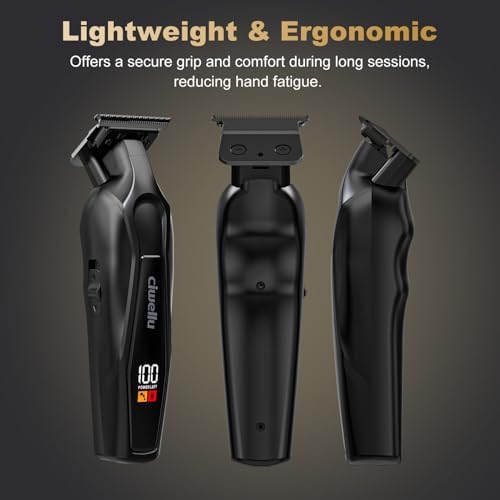 Ciwellu body and beard trimmer kit including cleaning brush and accessories for men premium grooming