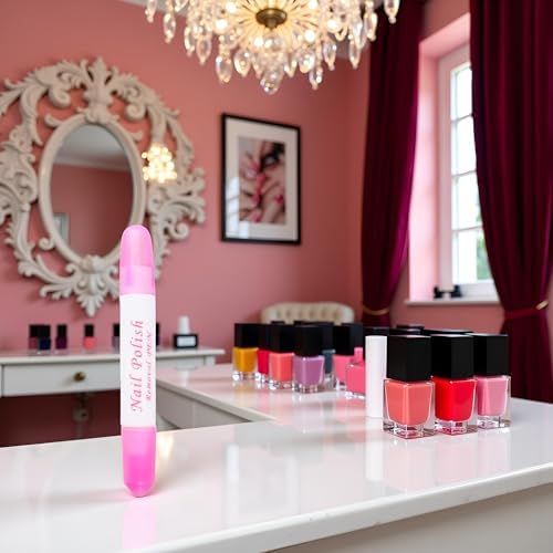 Handheld nail polish cleaning pen for home salon use