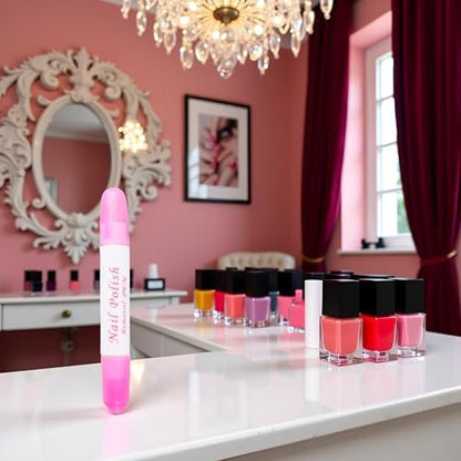 Handheld nail polish cleaning pen for home salon use