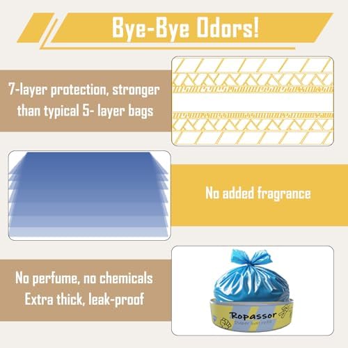 Ropassor ExcelRefill disposal pail liner texture detail