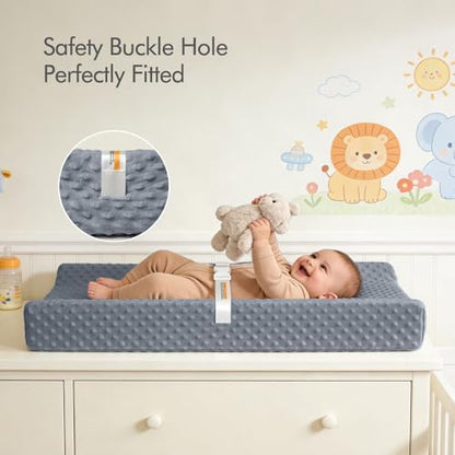 Elasticized bottom view of the breathable baby mattress cover showing secure fit mechanism