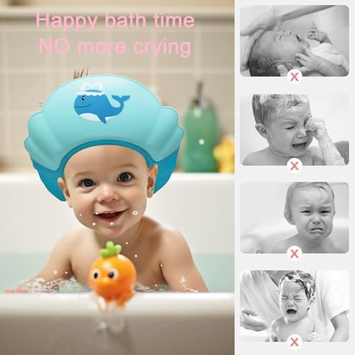 Imported Thcbme infant bathing guard visor packaged for secure home use