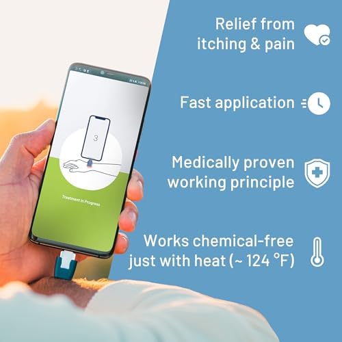 Heat It smartphone app interface showing custom treatment settings and child mode
