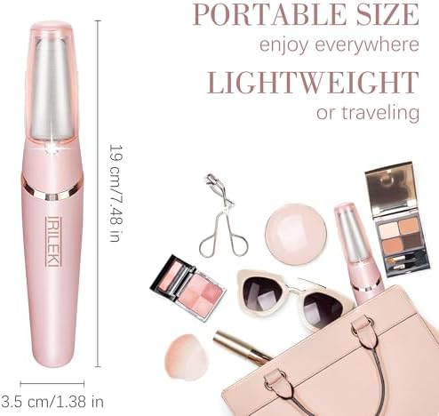 Ergonomic handheld electric foot file for at home salon pedicures