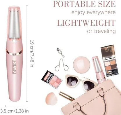 Ergonomic handheld electric foot file for at home salon pedicures