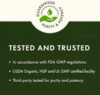 Back label of Swanson capsules showing supplement facts and ingredients
