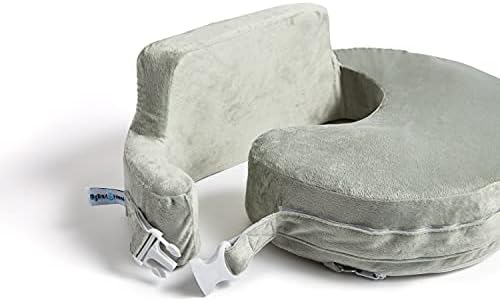 Adjustable silent release strap mechanism on My Brest Friend pillow