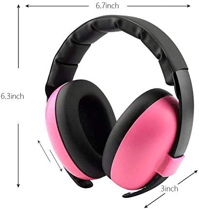 Baby hearing protection earmuffs for infants and toddlers