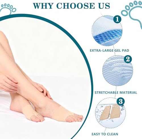 Demonstration of the stretchy breathable fabric for Morton's neuroma relief.