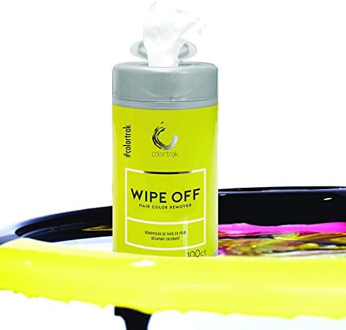 Colortrak 100 count wipes canister with lid open