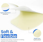 Safe n' Simple elastic skin barrier strips showing flexible hydrocolloid texture close up