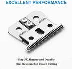 Wusuker T blade set with four limit combs and brush