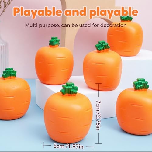 Pocket sized sensory rabbit toys showing the exact size proportions for portable play