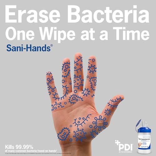Sani-Hands Hand Sanitizer Wipes 100 Packets Per Box - Image 3