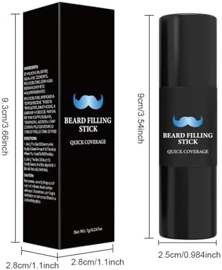 OKAQEE long lasting black beard filler pencil showing smudge resistant performance testing.