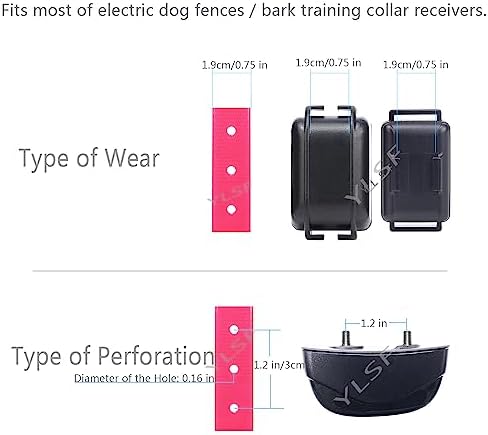 Etpet adjustable dog training collar strap sizing holes detail