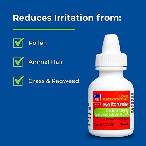 Authentic Rite Aid allergy relief bottle showing active ingredient information