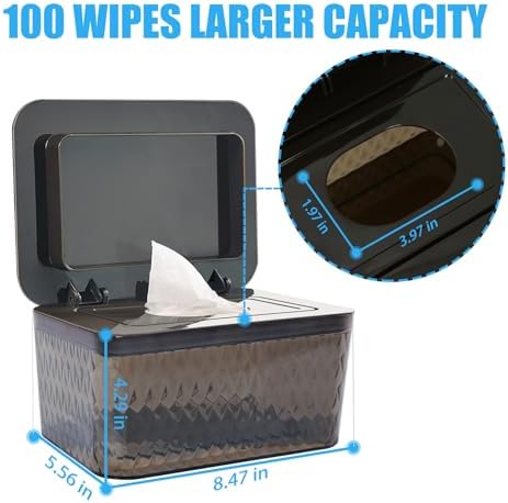 Lifestyle image of Whiidoom dust-proof wipes dispenser for nursery
