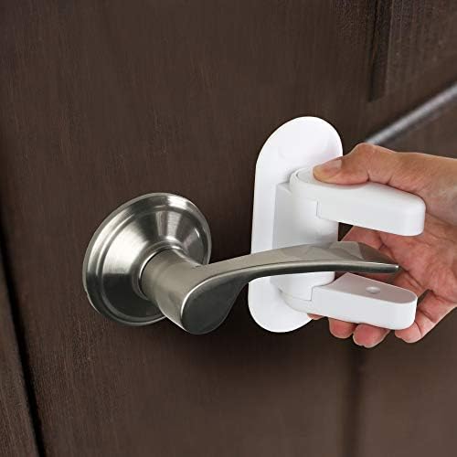Tuut child proof door handle lock installed on a door