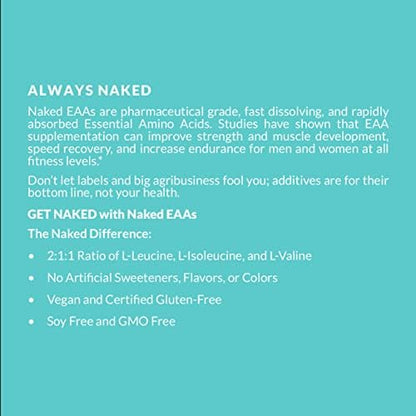 Naked Eaas 50 servings packaging side view