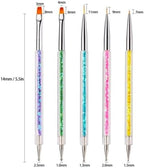 Top down view of Aibee 5 piece manicure tool collection