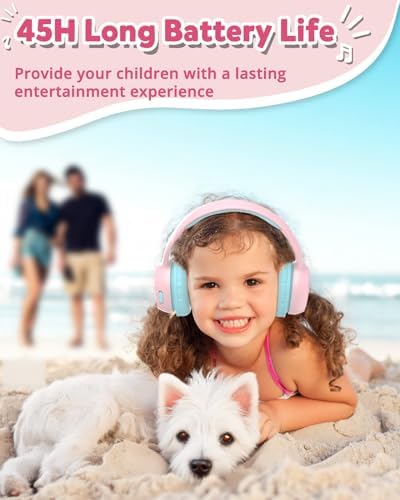 Tronsmart KH02 kid-safe volume limiting headphones showing ear cushions