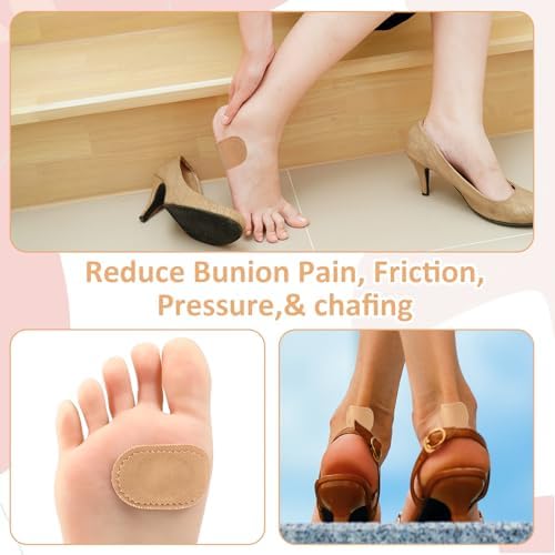Funtery foot callus cushions highlighting the circular outer and inner dimensions for precise corn relief.