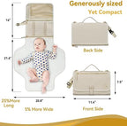 Zaveena waterproof baby changing mat with adjustable shoulder strap