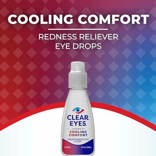 Authentic Clear Eyes lubricant eye drops for daily eye irritation relief.