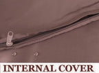 Premium imported USA pet mattress protective cover sleeve flat layout