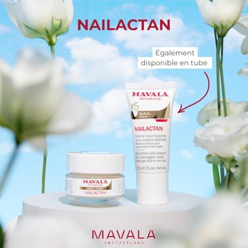 Mavala Nailactan nutritive nail cream lifestyle application view