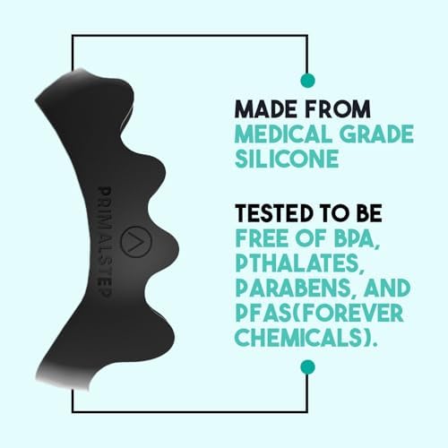 PrimalStep large size toe spacers compared to standard thin separators.