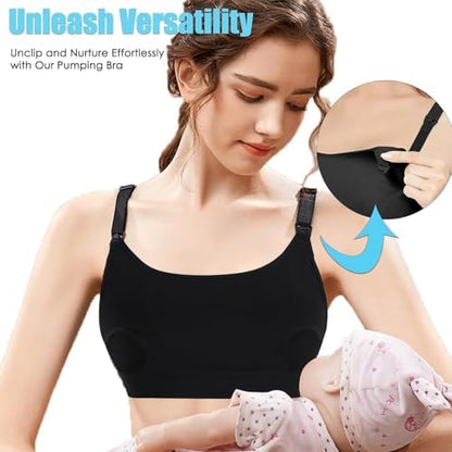 Ensdoar cotton nursing bra for breastfeeding mothers