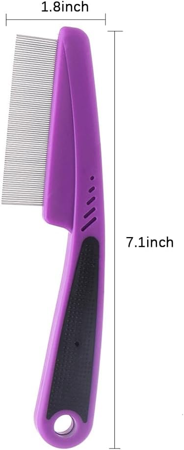 Stainless steel teeth of Yumflan pet flea comb