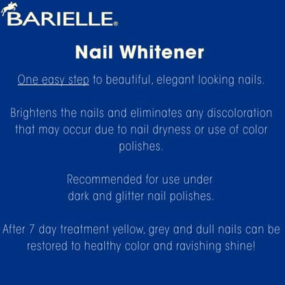 Barielle USA imported nail whitening polish bottle close up