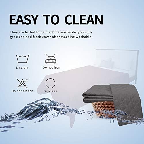 Easy-Going quilted waterproof furniture guard sixty eight by eighty two inches