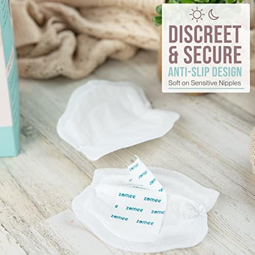 Close up of Zomee individual nursing pad wrap