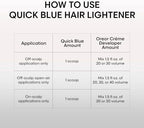 Authentic USA imported L'Oreal Quick Blue single application packet view