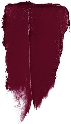 Moisturizing dark purple lipstick texture demonstration highlighting the creamy formula.