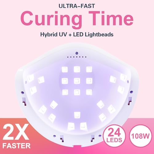 LKE portable nail art tool illustrating the four digital countdown timer buttons on top.