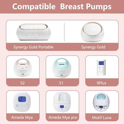 Ivaronal breast pump shield showing exact 18mm internal opening measurements