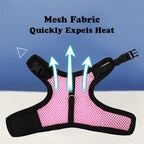 Youalso black ferret vest harness with durable nylon leash attachment