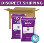 Poise moderate absorbency regular length bladder leak pads detailed product view