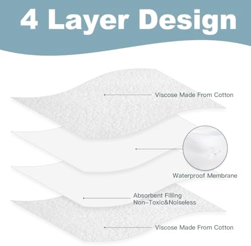 Ndahjahd changing pad liners stacked showing quilted fabric texture