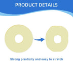 Close up view of the skin friendly hydrocolloid adhesive ring used for peristomal skin protection