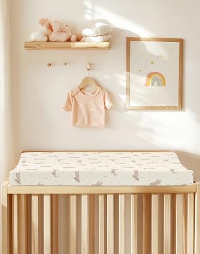 Breathable muslin cotton diaper changing surface for newborn infant skin protection