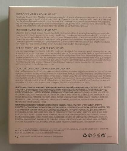 Mary Kay TimeWise skin texture renewal set displaying official packaging and step numbering.