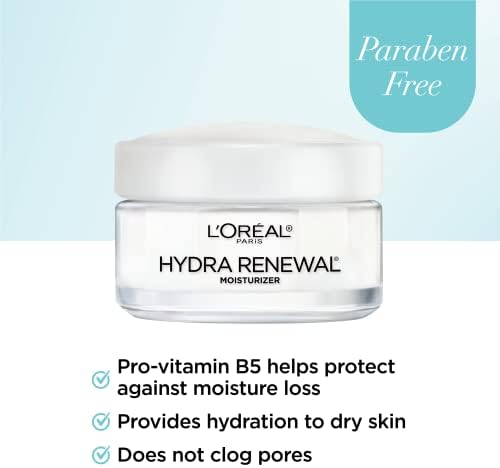 Texture of L'Oreal Paris Hydra-Renewal Continuous Moisture Cream showing lightweight consistency.