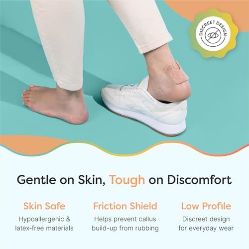 Application of ZenToes felt pad on the bottom of a human foot.